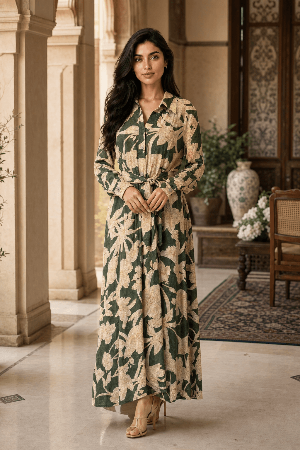 Floral maxi dress