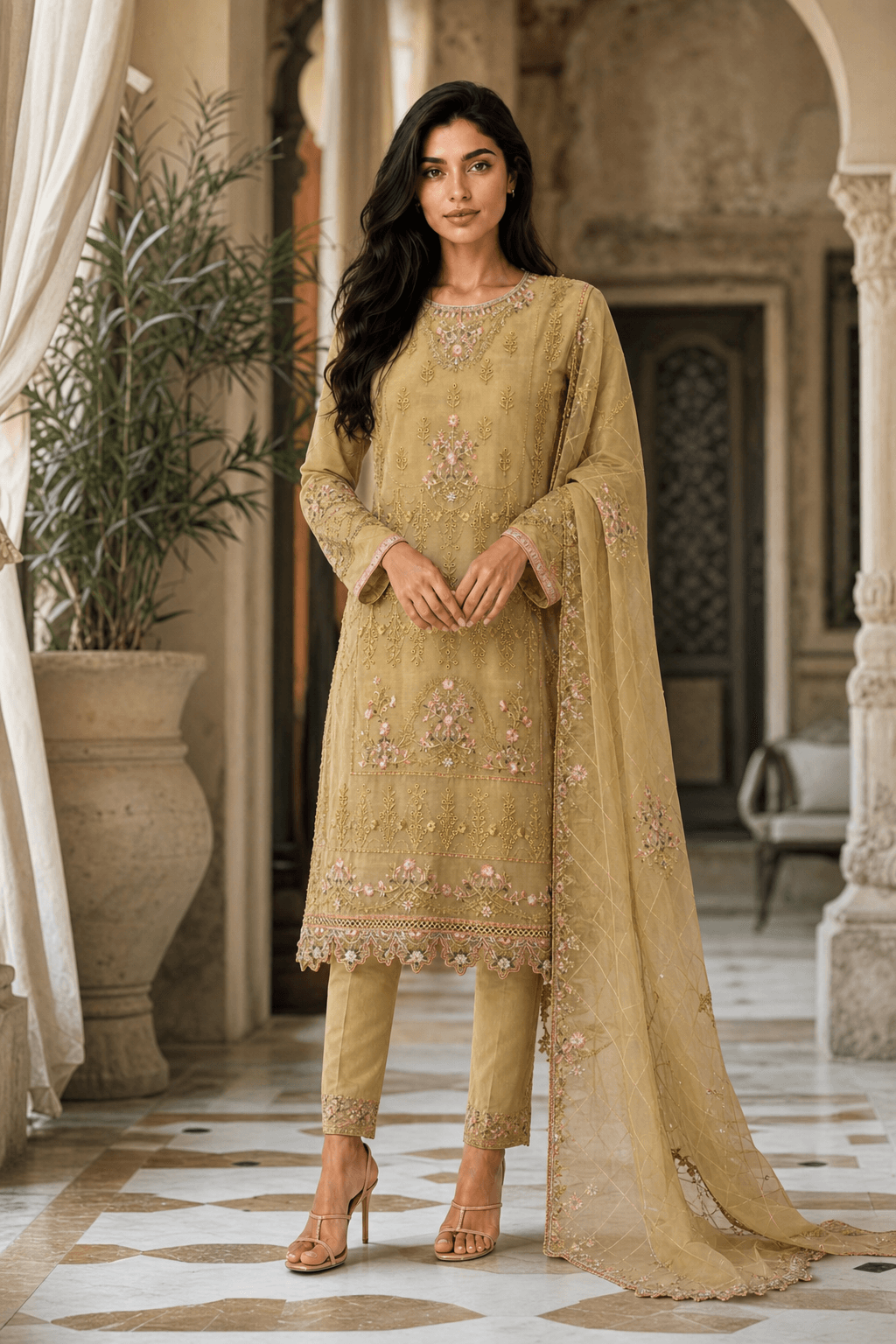 Bin Saeed 3-pcs suit