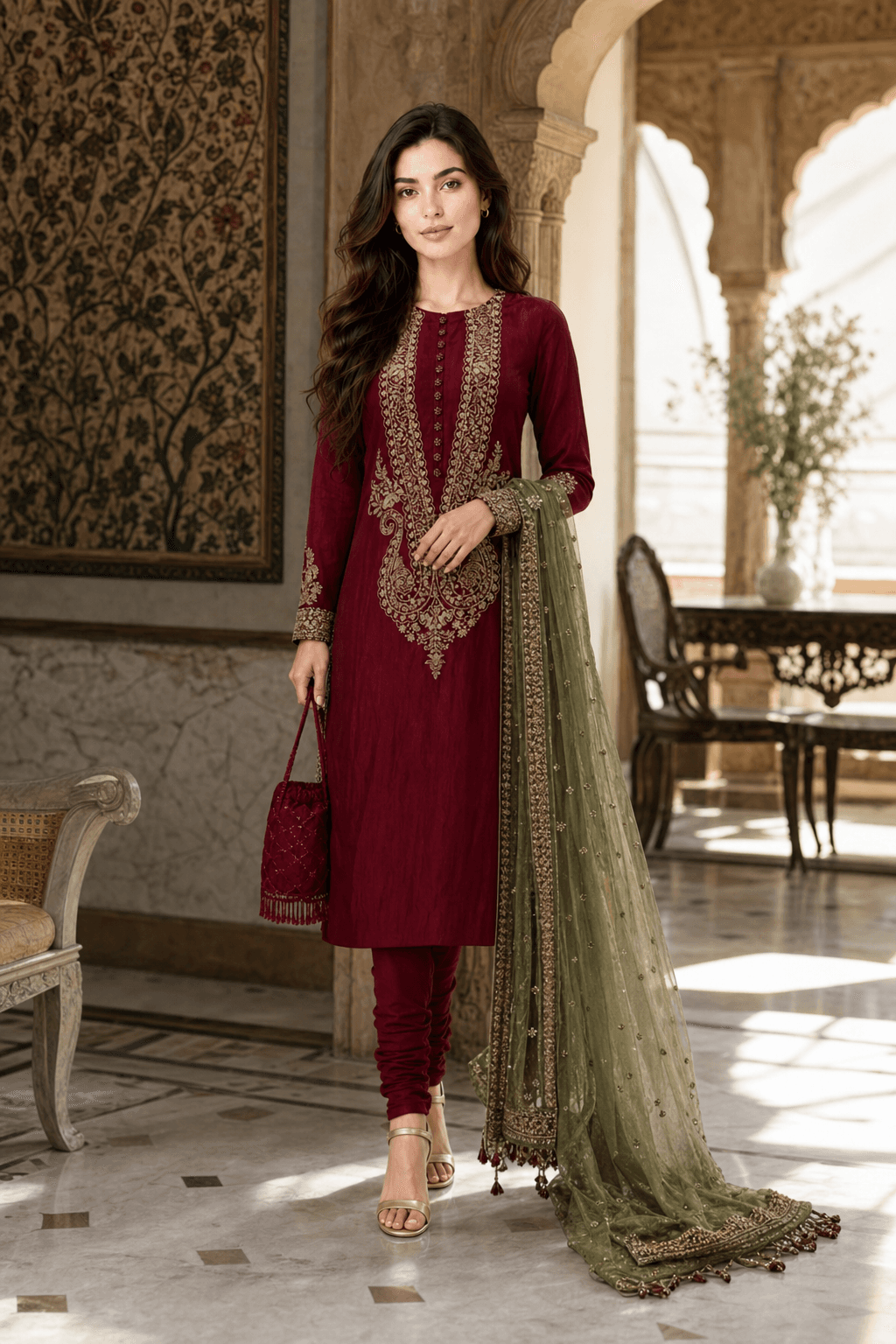 Jazmin silk suit