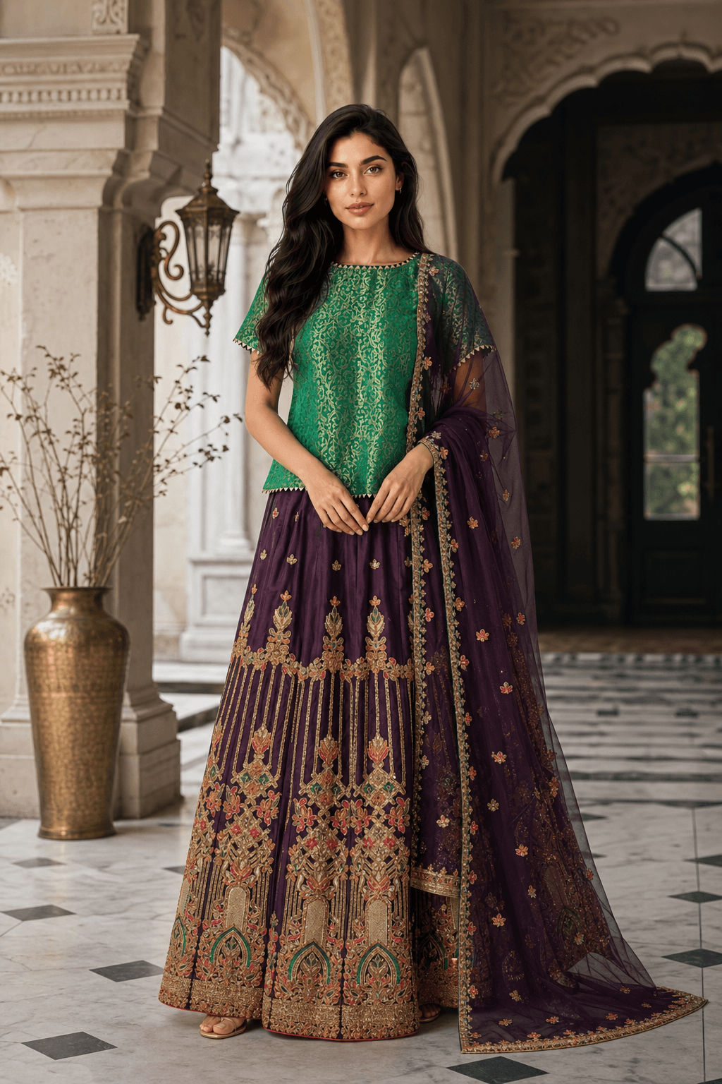 Lengha with top