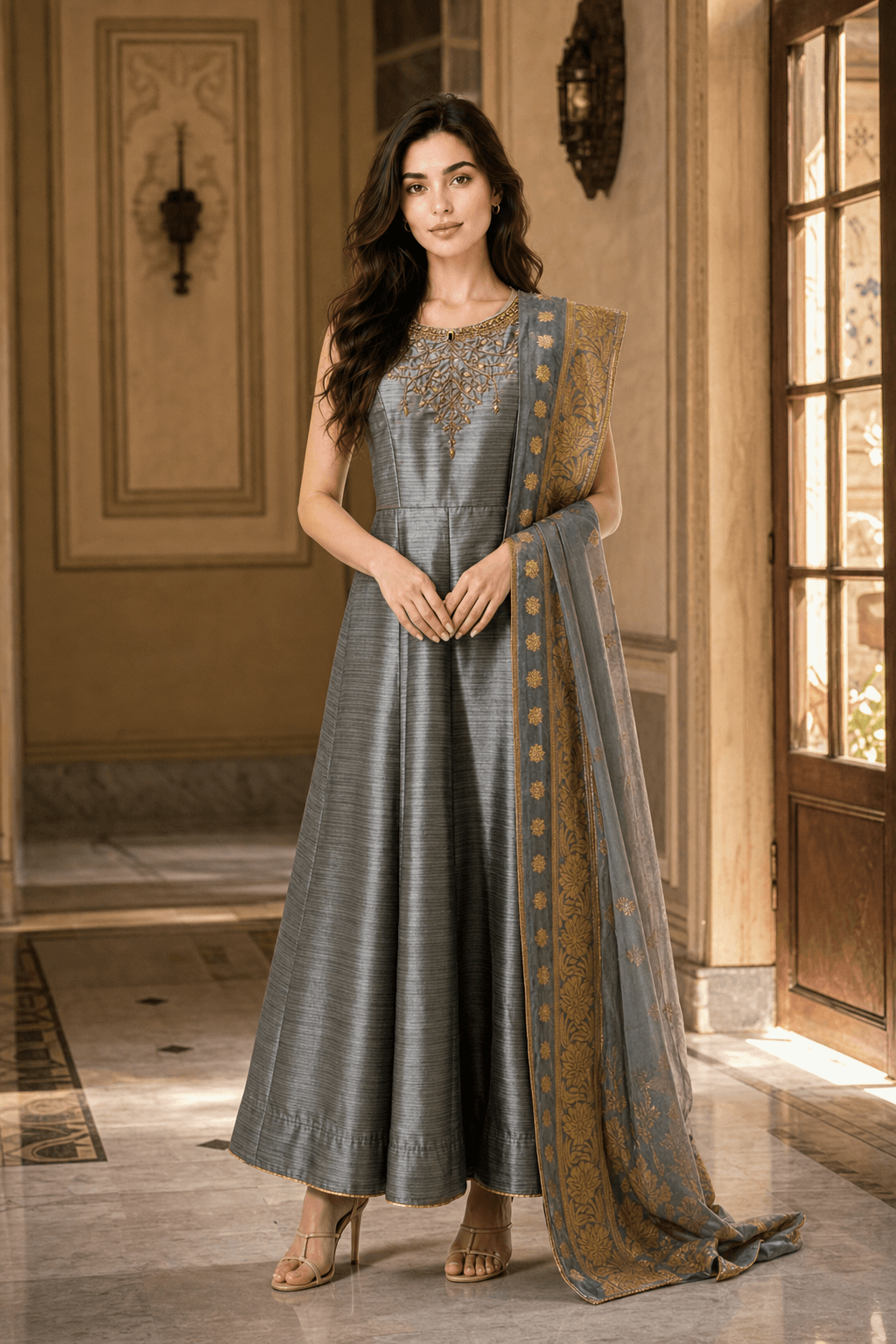 ANARKALI - gold/ gunmetal