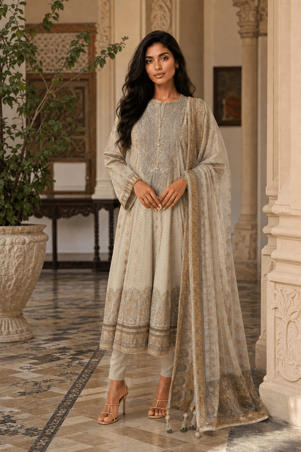 Lawn A line suit
