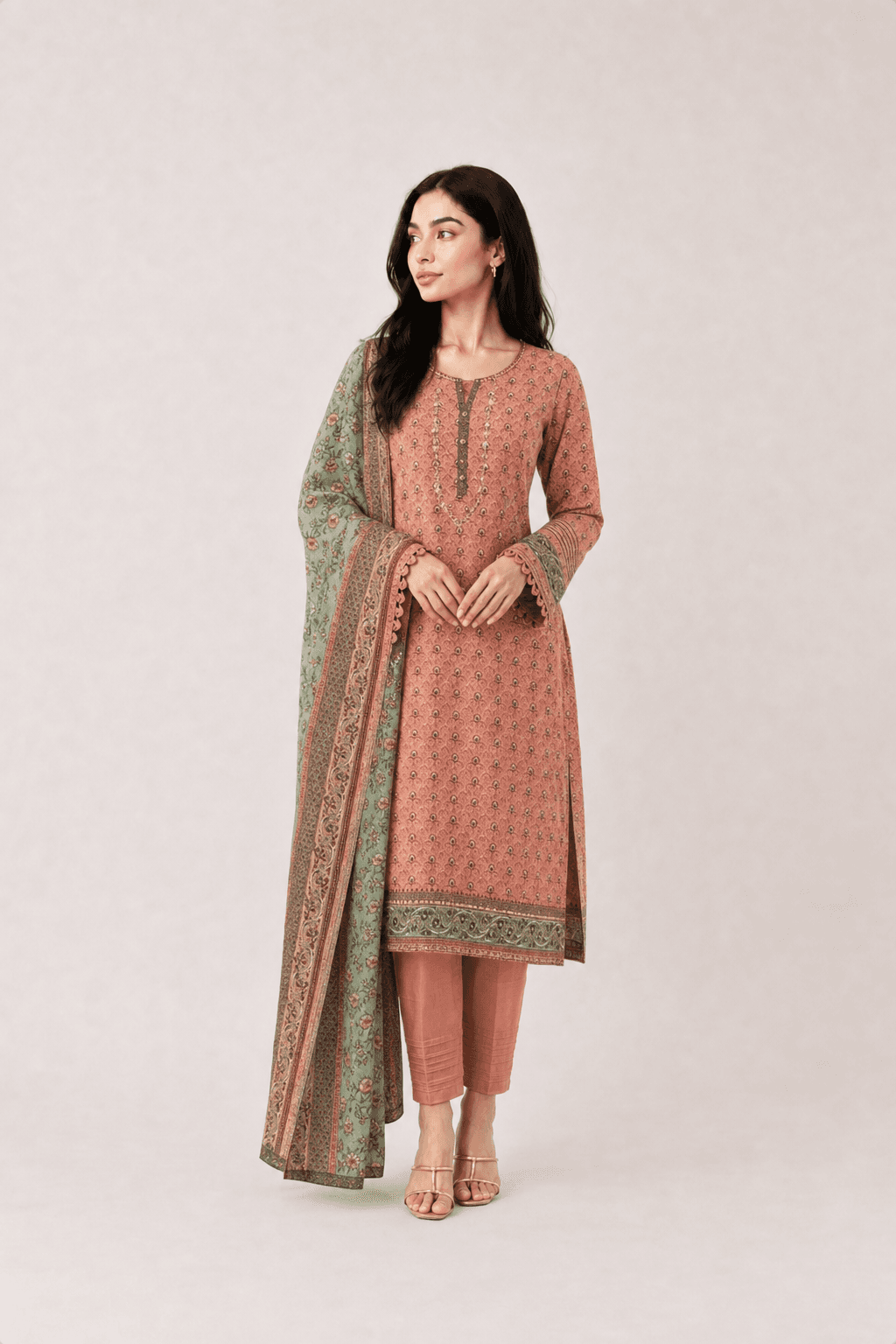 Zeen 3PC Shalwar Kameez Suit