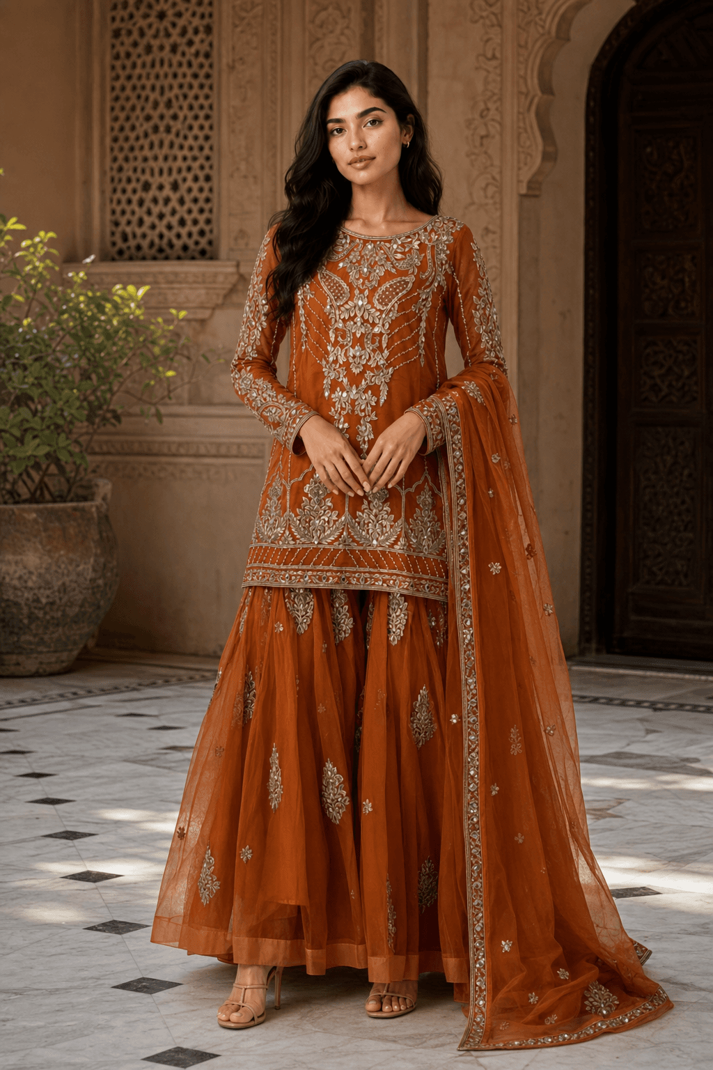 Pret Gharara Set