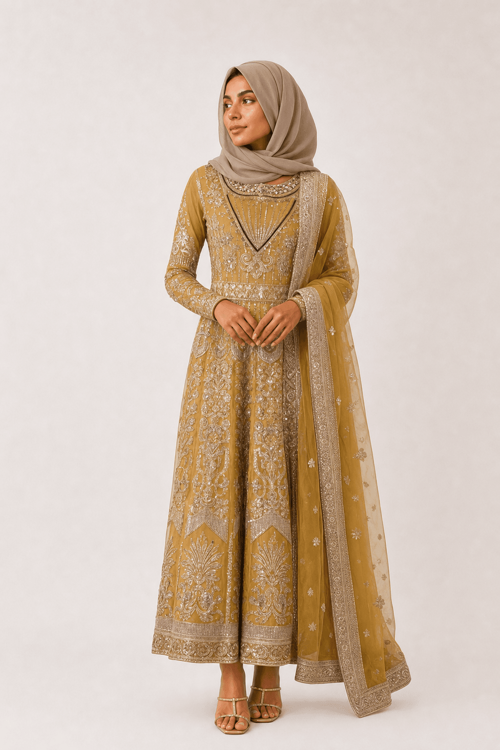 Maryum N Maria Yellow Gown
