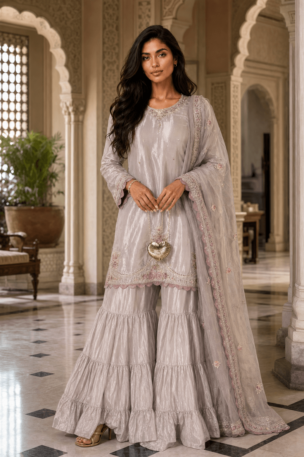 Ethnic Embroidered 3 Pc